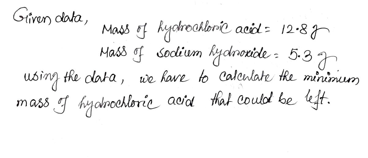 Chemistry homework question answer, step 1, image 1