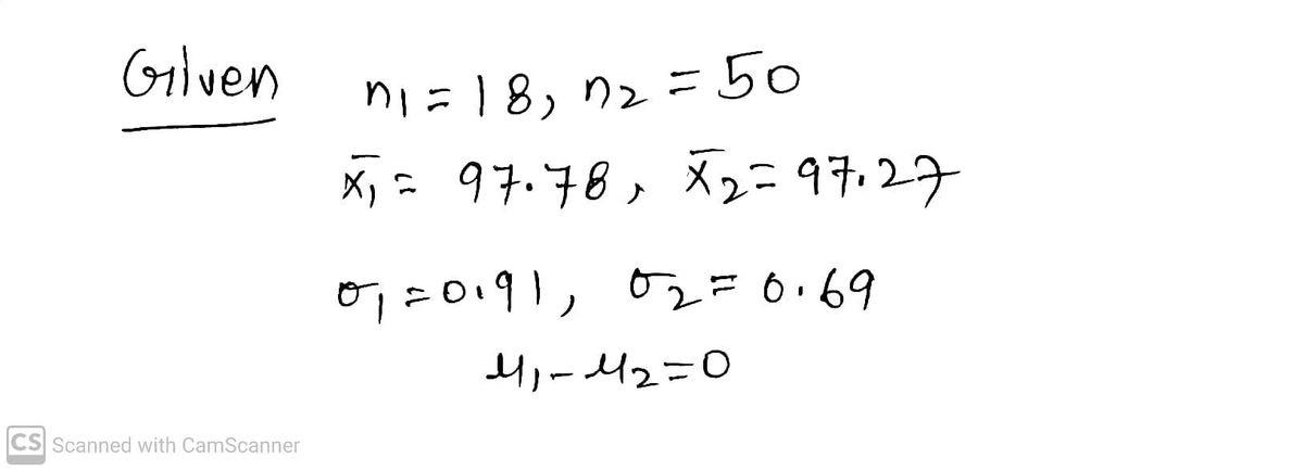 Statistics homework question answer, step 1, image 1