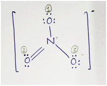 Answered: NO3(minus) a) How many lone pairs… | bartleby