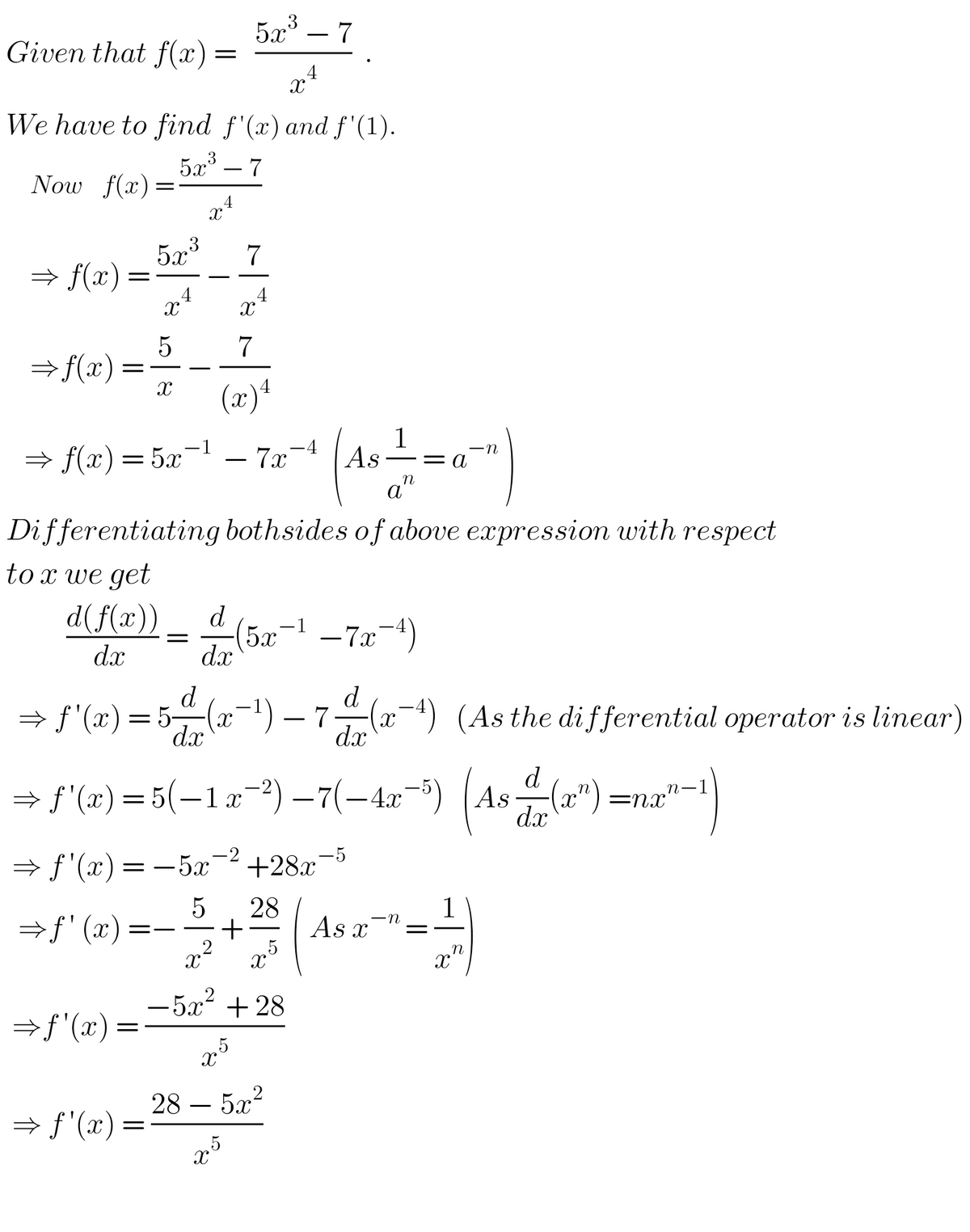 Calculus homework question answer, step 1, image 1