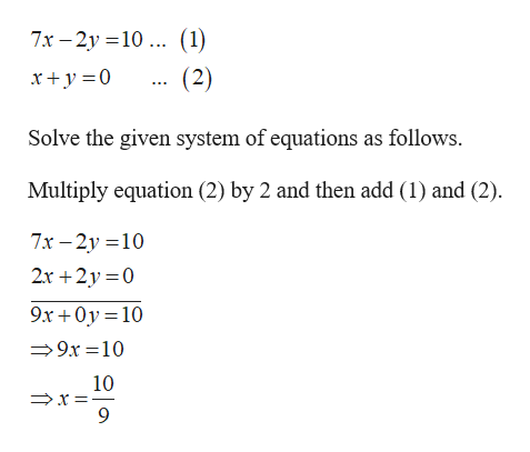 Answered: Solve The System Of Equations By Hand… | Bartleby