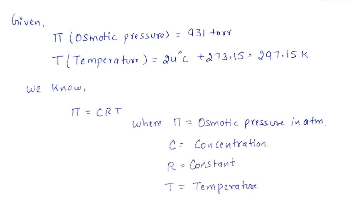 Chemistry homework question answer, step 1, image 1