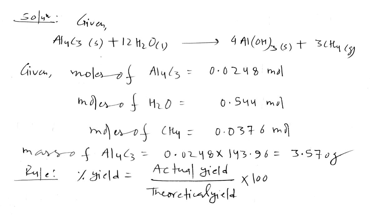 Chemistry homework question answer, step 1, image 1