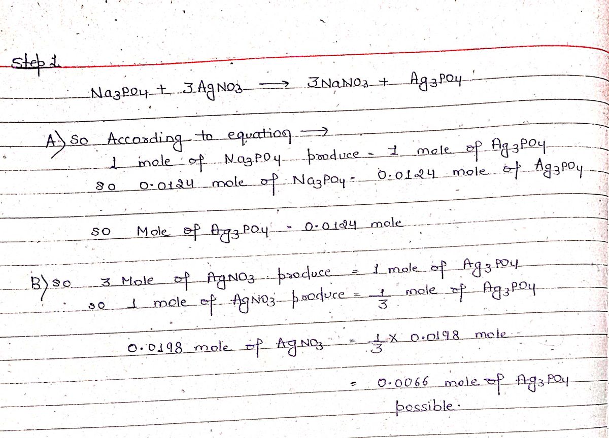 Chemistry homework question answer, step 1, image 1