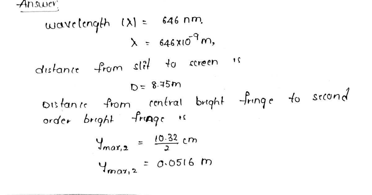 Physics homework question answer, step 1, image 1