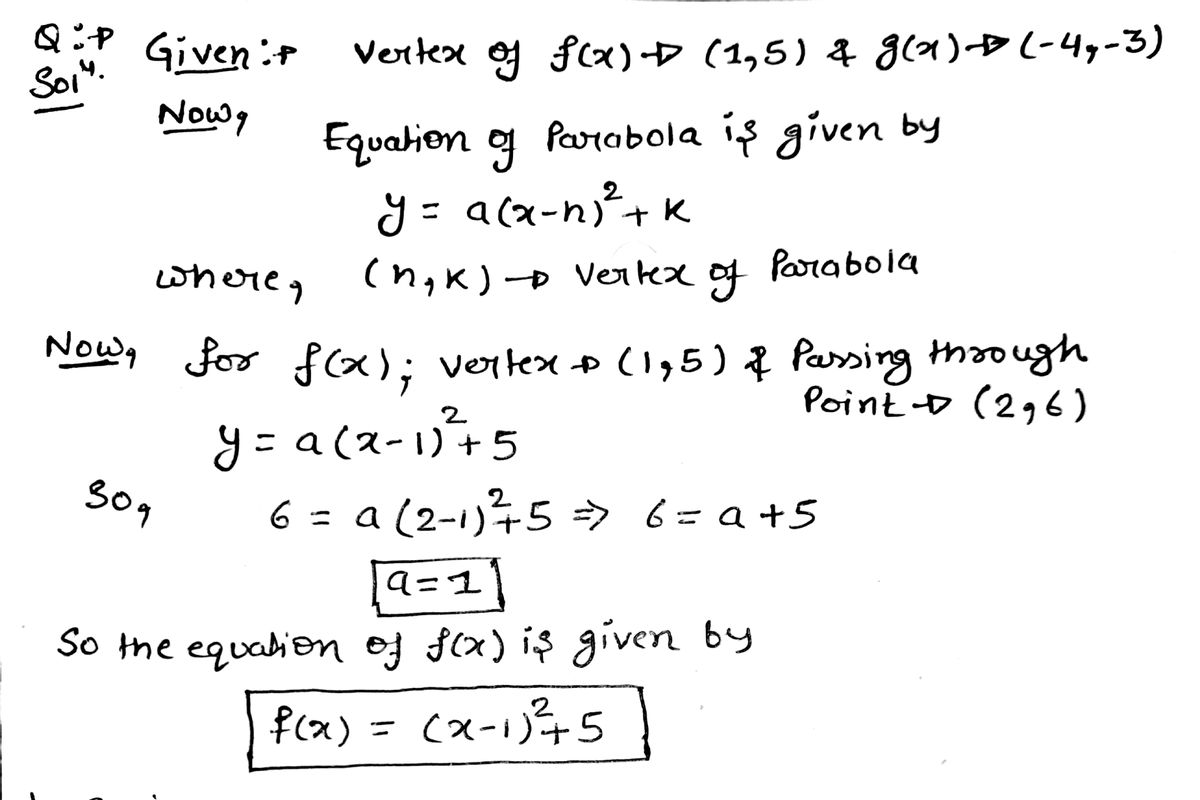 Algebra homework question answer, step 1, image 1