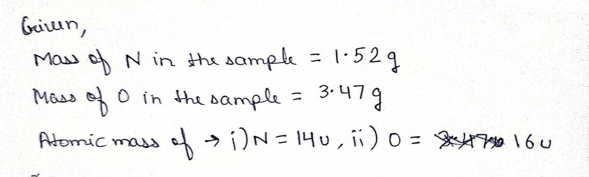 Chemistry homework question answer, step 1, image 1