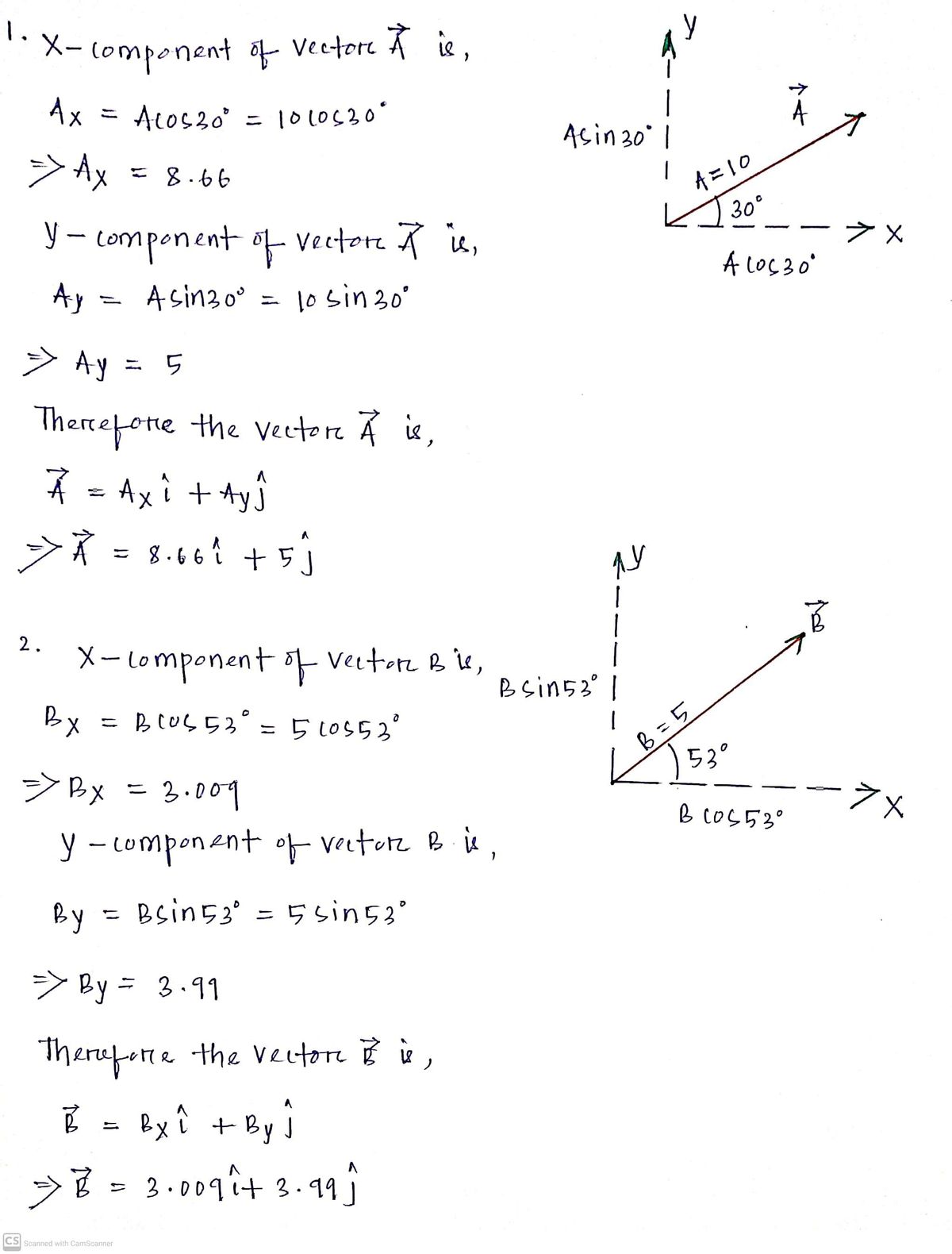 Physics homework question answer, step 1, image 1