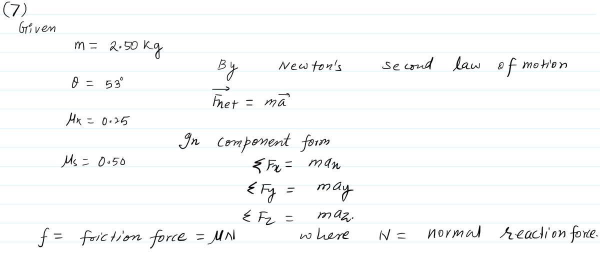 Physics homework question answer, step 1, image 1