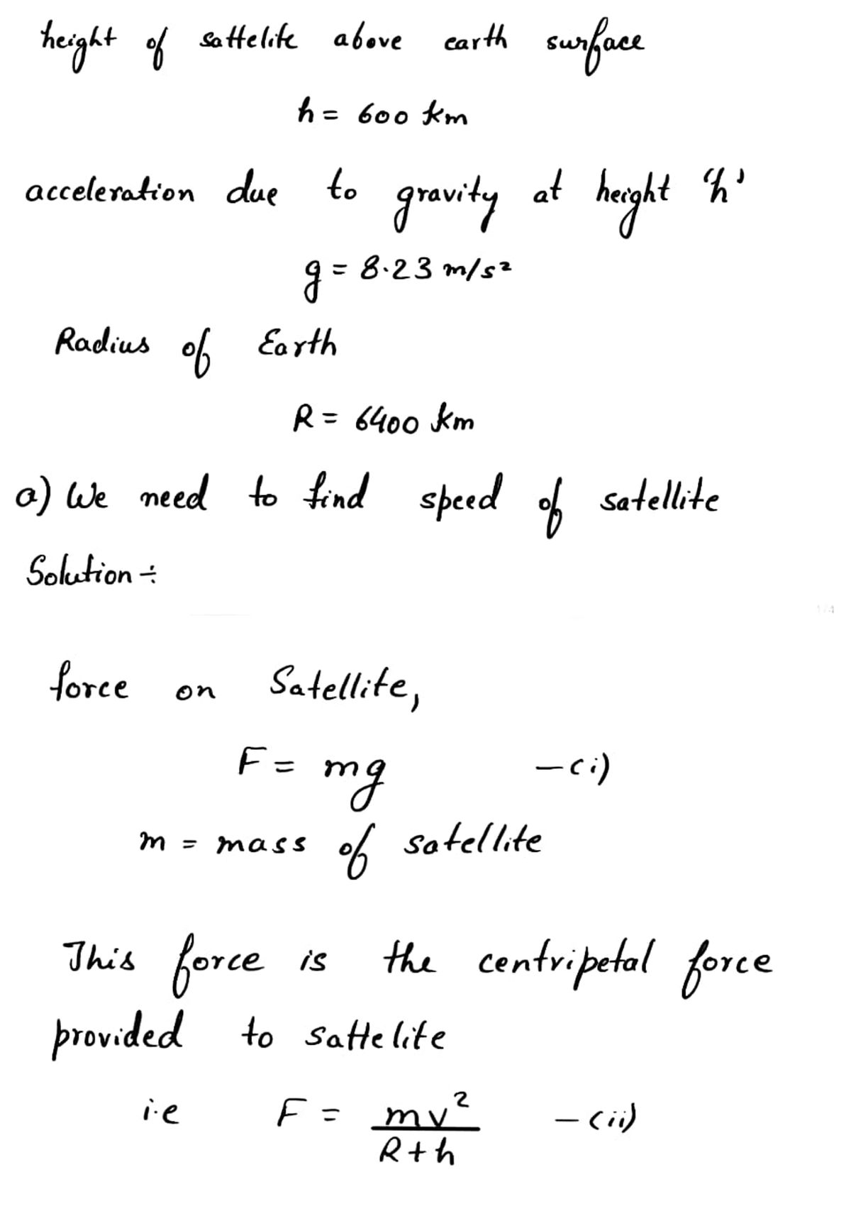 Physics homework question answer, step 1, image 1