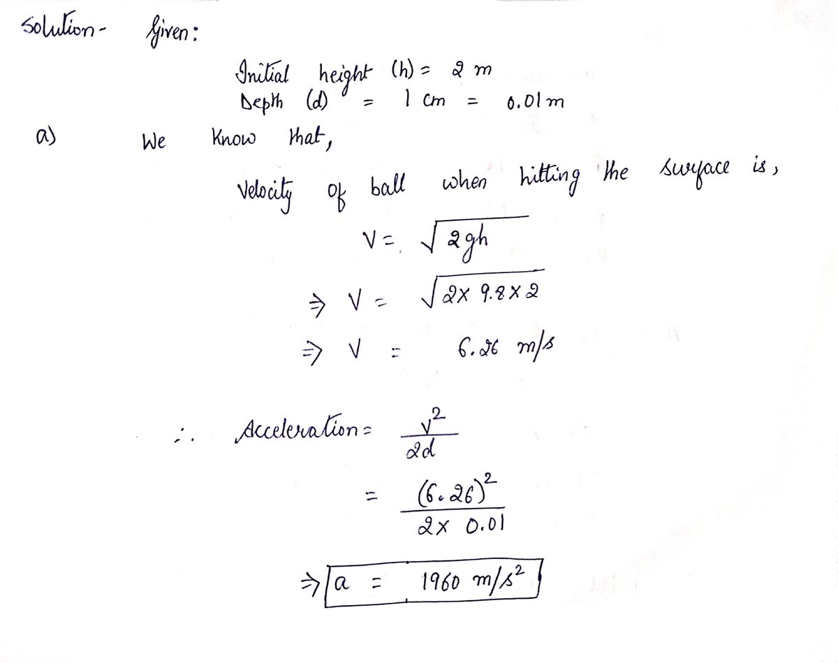 Physics homework question answer, step 1, image 1