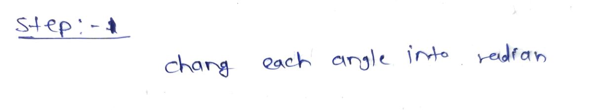 Trigonometry homework question answer, step 1, image 1