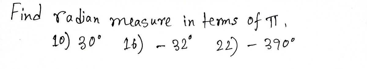 Trigonometry homework question answer, step 1, image 1