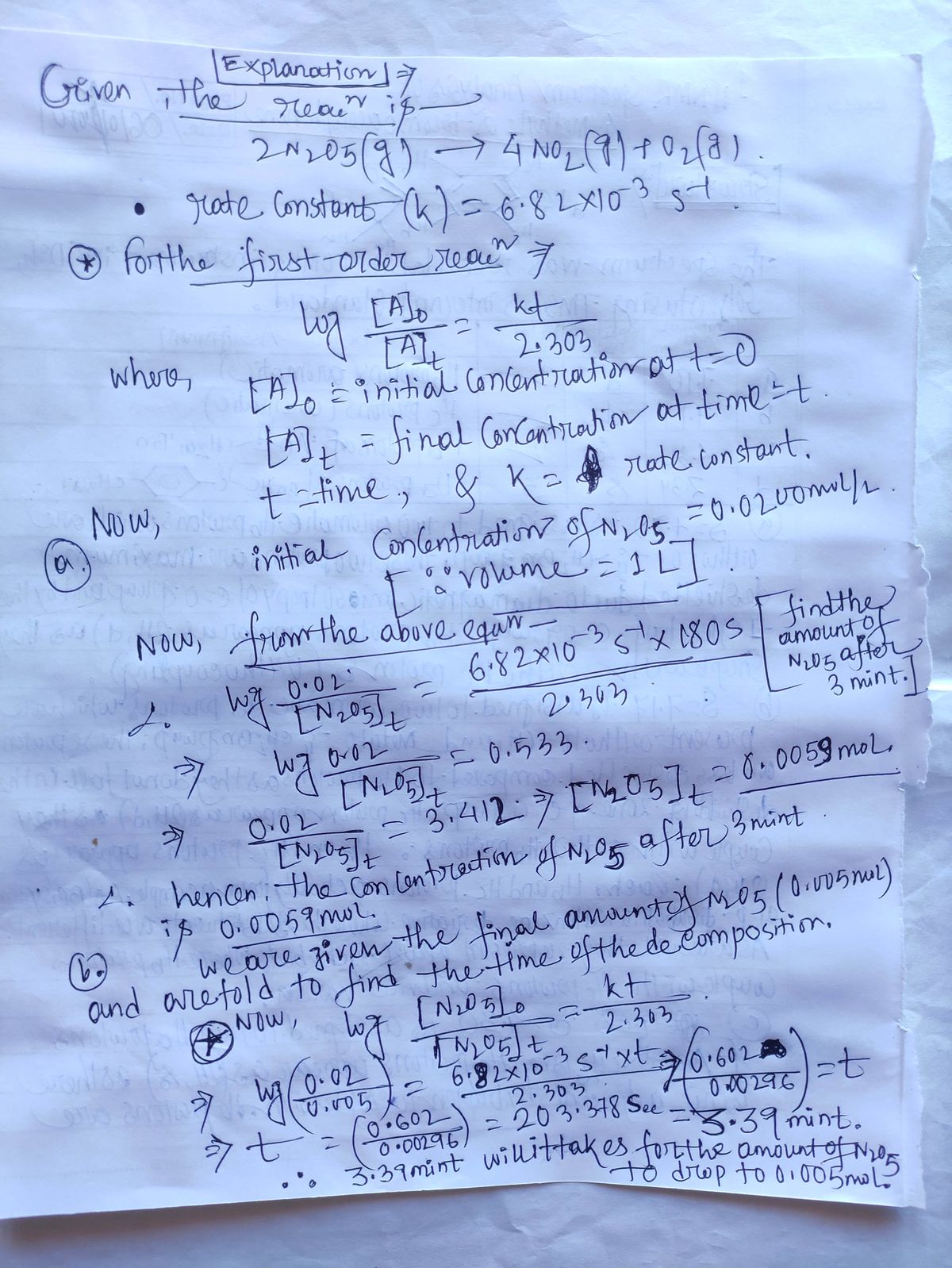 Chemistry homework question answer, step 1, image 1