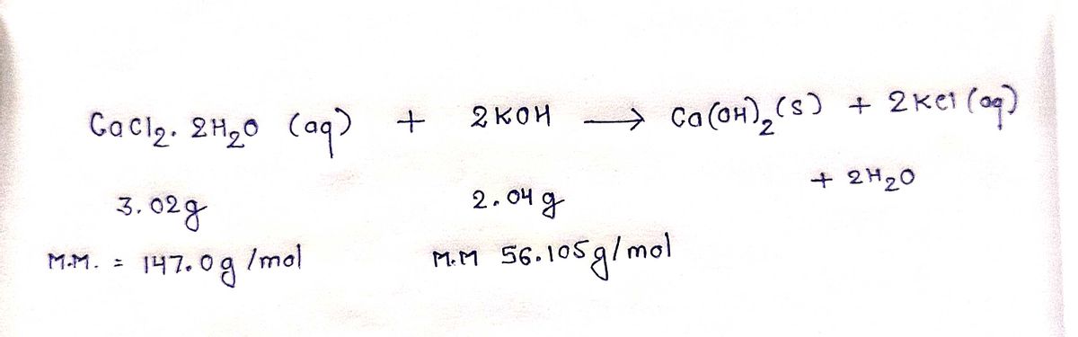 Chemistry homework question answer, step 1, image 1