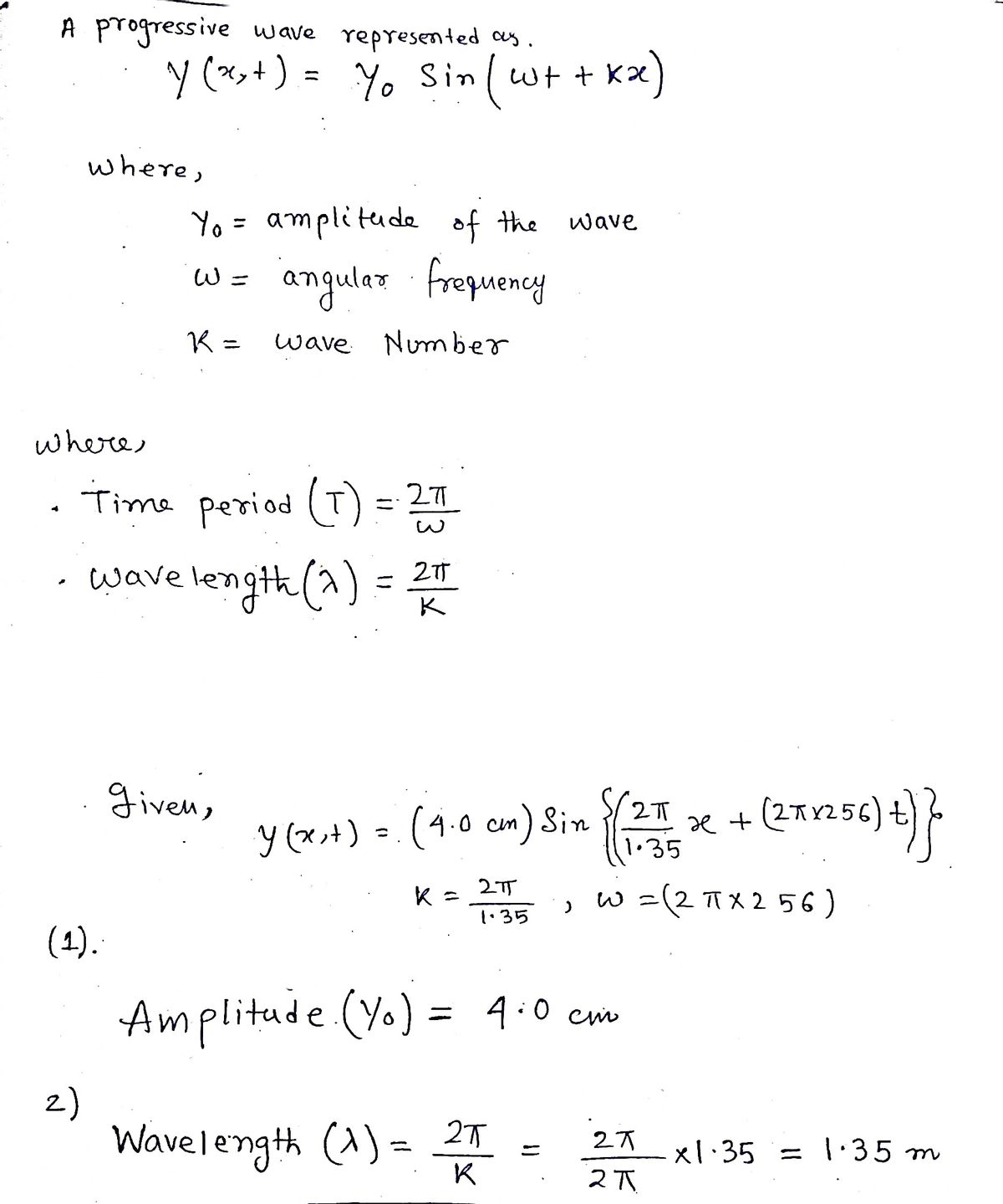 Physics homework question answer, step 1, image 1