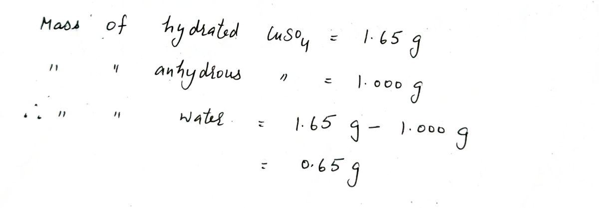 Chemistry homework question answer, step 1, image 1