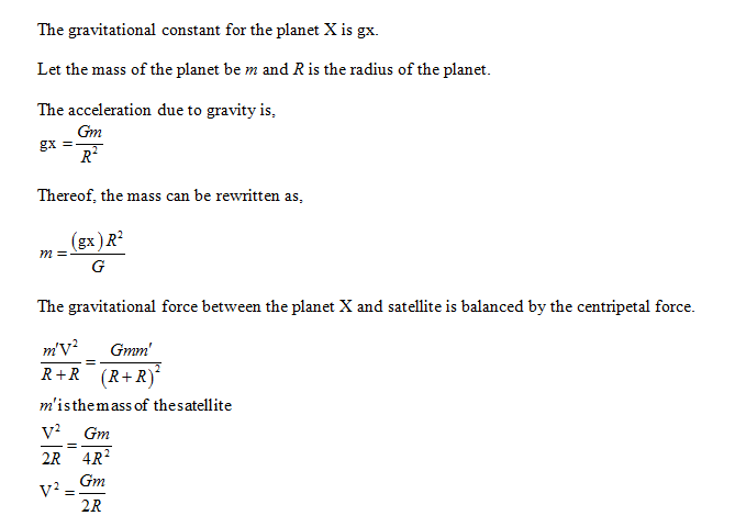 Answered The Acceleration Due To Gravity On Bartleby 3567