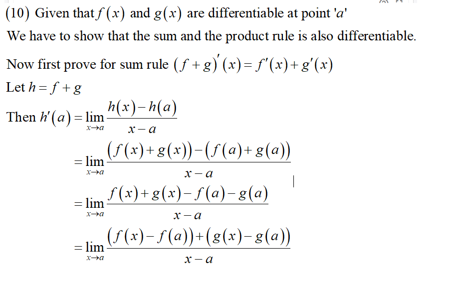 Calculus 302d Difference Quotient Practice Problems