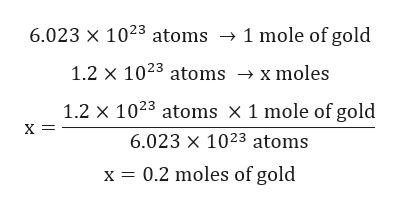 atoms to mass in grams converter calculator