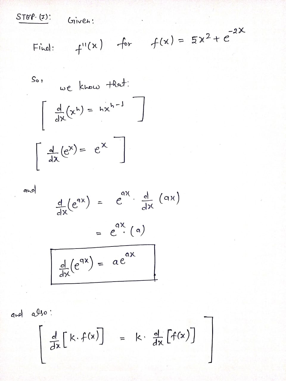 Calculus homework question answer, step 1, image 1