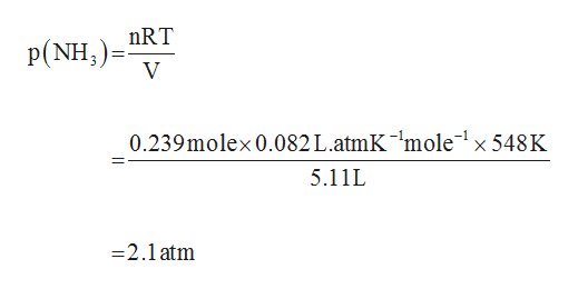 Answered The Equilibrium Constant Kp For The Bartle