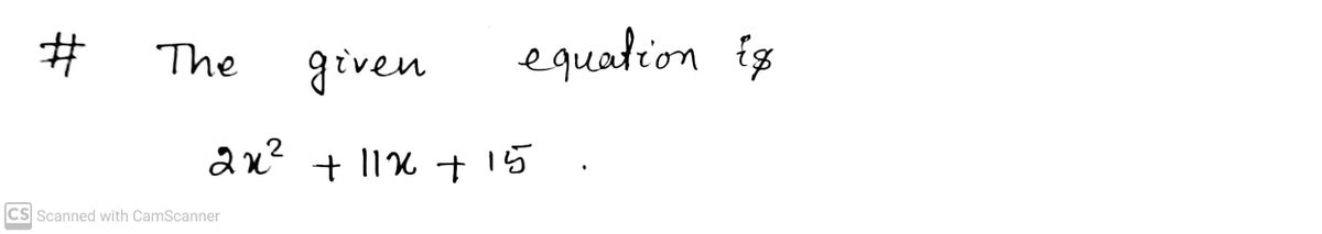 Algebra homework question answer, step 1, image 1