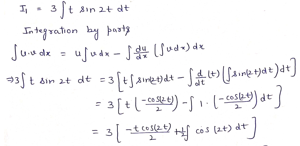 Answered: A. Integration by parts i) (3t +t²)… | bartleby