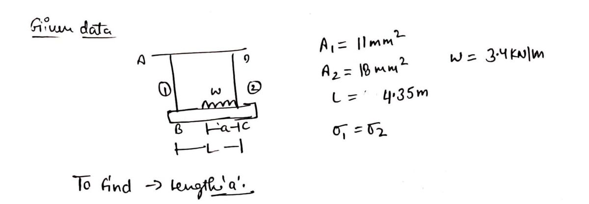 Civil Engineering homework question answer, step 1, image 1