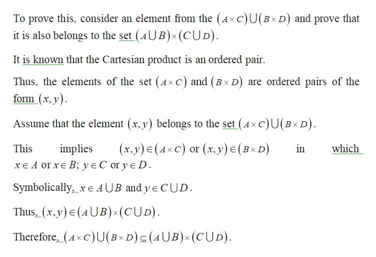 Answered: Let A, B, C, And D Be Subsets Of A… | Bartleby