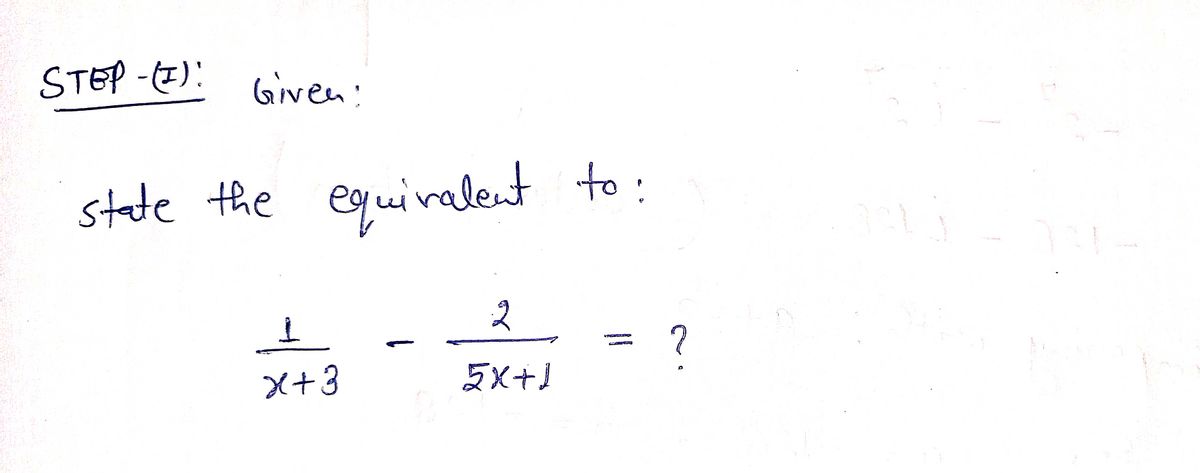 Algebra homework question answer, step 1, image 1