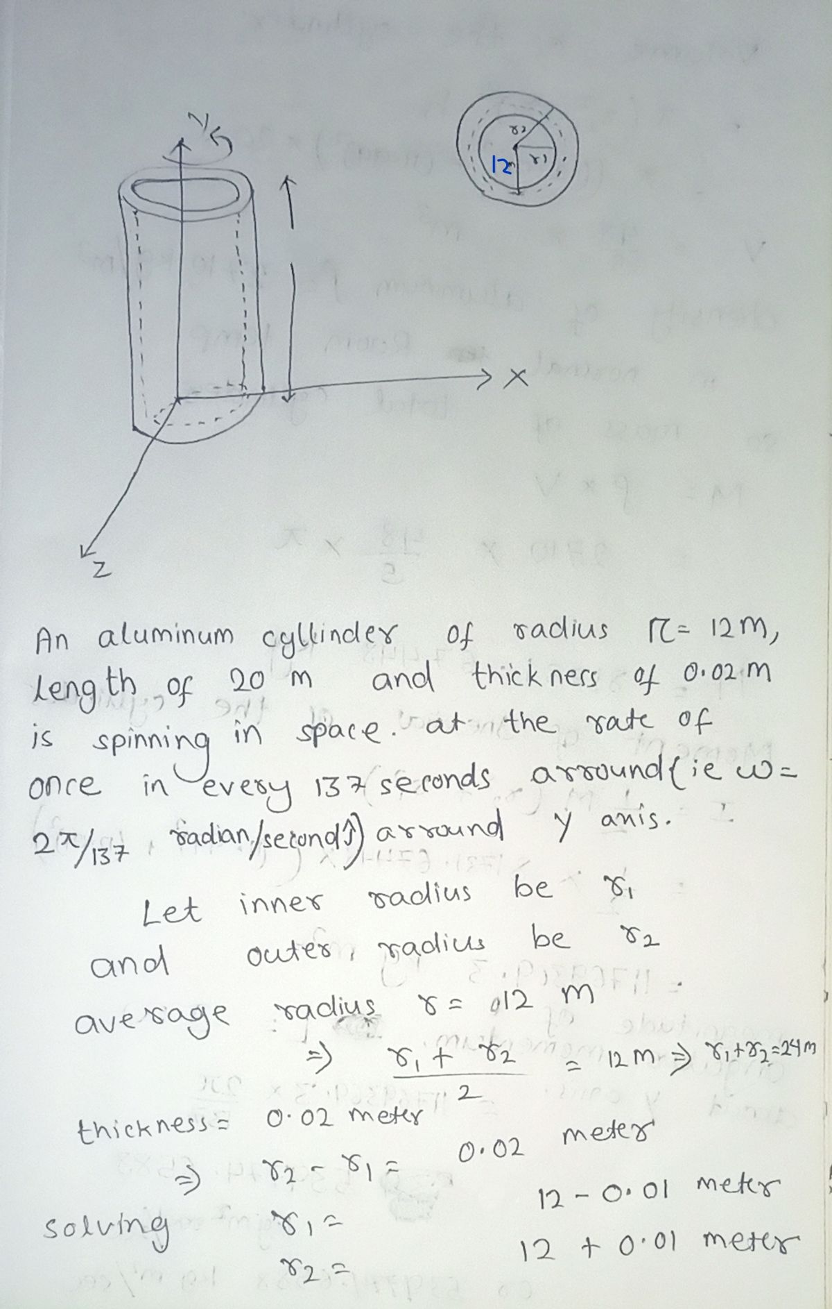 Physics homework question answer, step 1, image 1