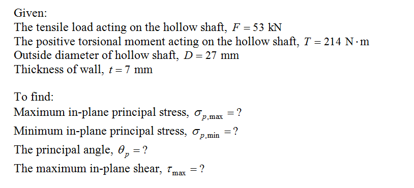 Mechanical Engineering homework question answer, step 1, image 1