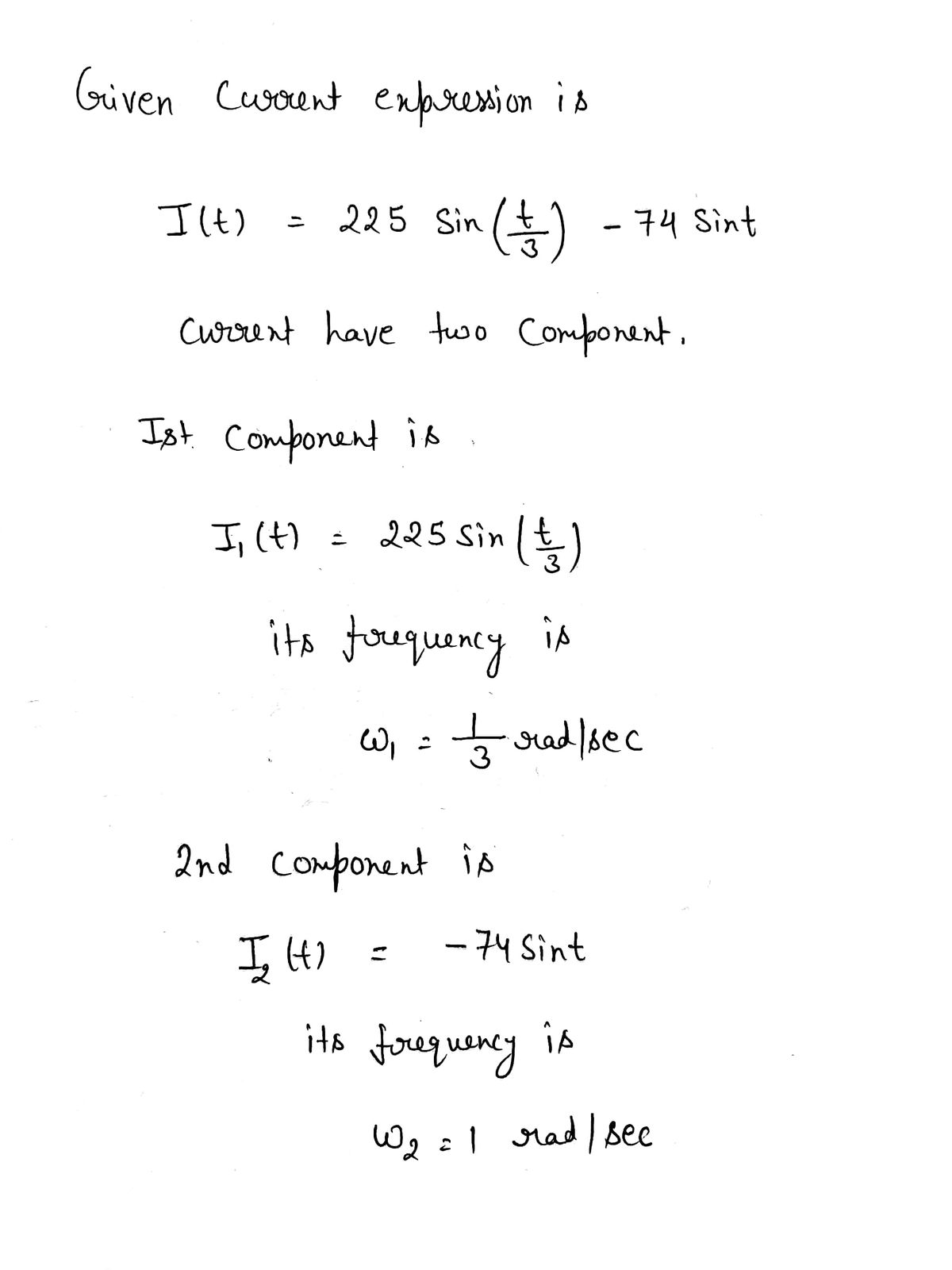 Electrical Engineering homework question answer, step 1, image 1