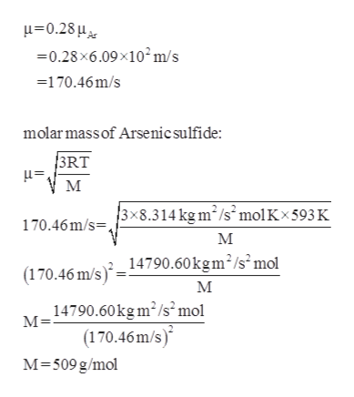 Answered Arsenic Iii Sulfide Sublimes Readily Bartleby