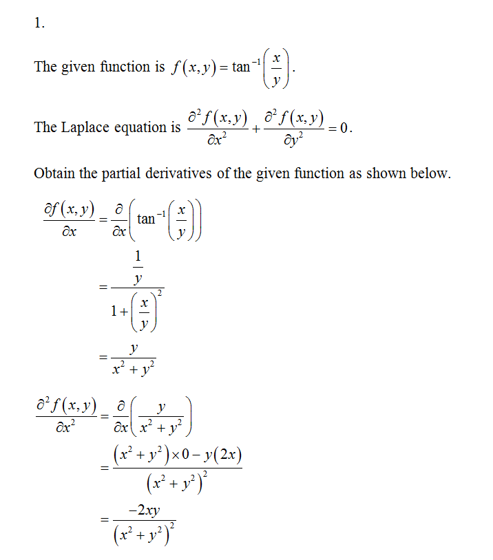 Answered Show That Each Function Satisfies A Bartleby