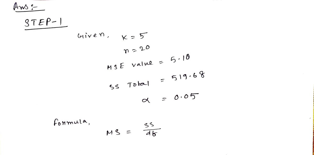 Statistics homework question answer, step 1, image 1