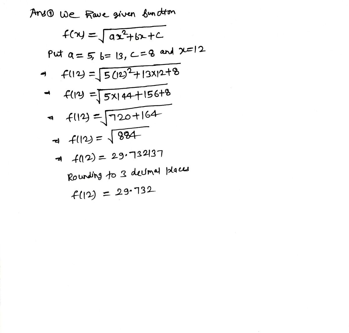 Algebra homework question answer, step 1, image 1