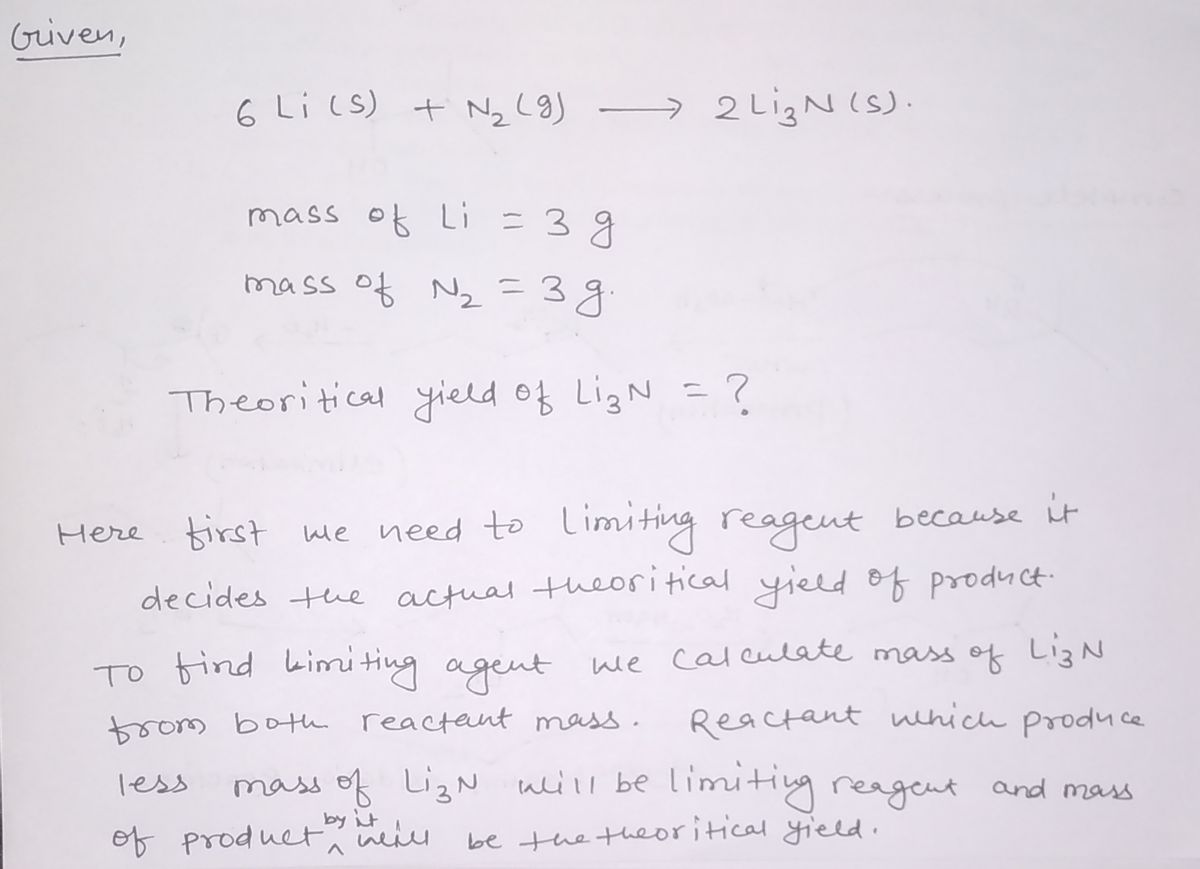 Chemistry homework question answer, step 1, image 1