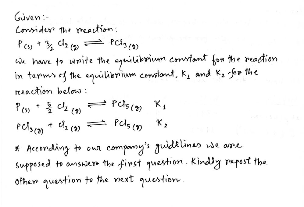 Chemistry homework question answer, step 1, image 1