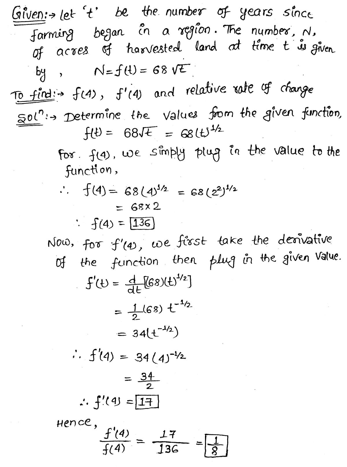 Calculus homework question answer, step 1, image 1