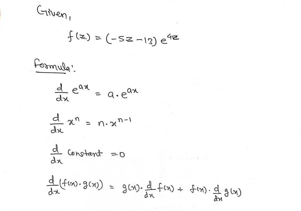 Calculus homework question answer, step 1, image 1