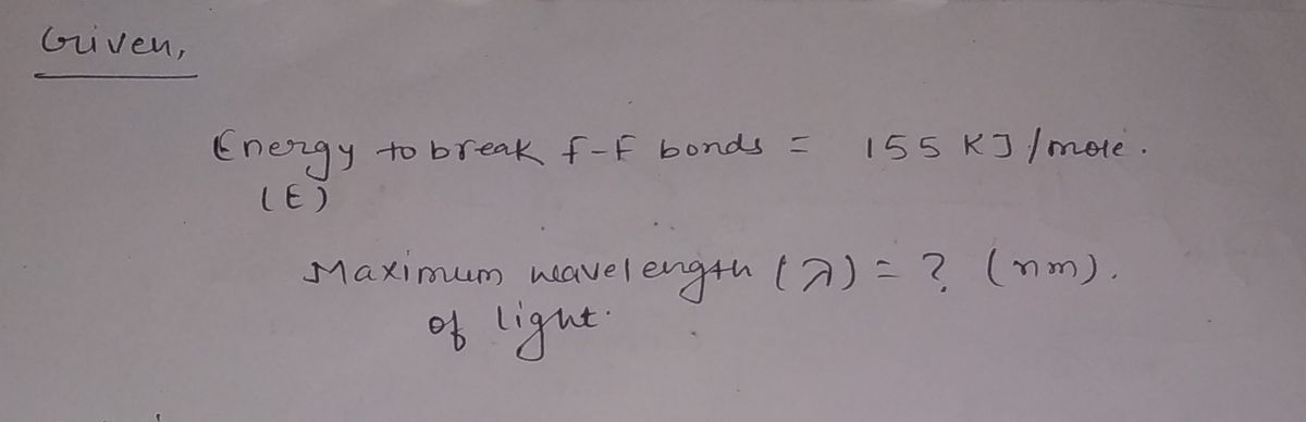 Chemistry homework question answer, step 1, image 1