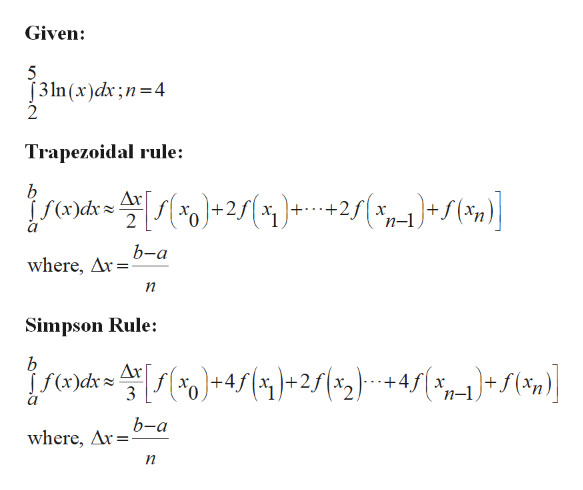 Answered: Use The Trapezoidal Rule And Simpson's… | Bartleby