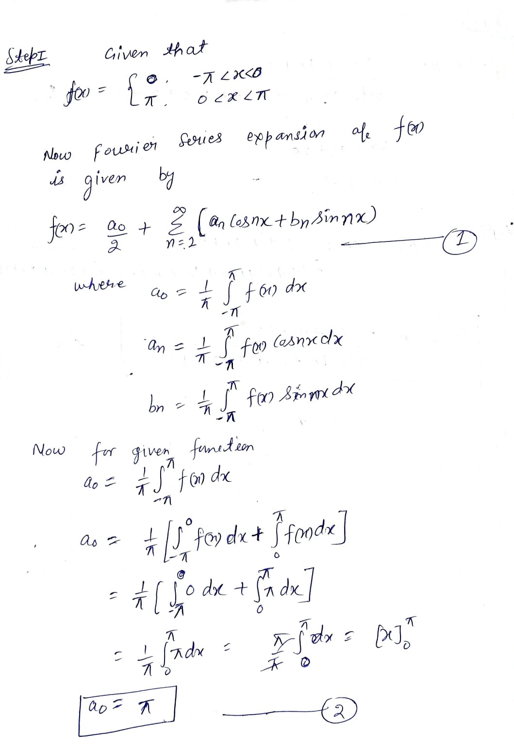 Advanced Math homework question answer, step 1, image 1