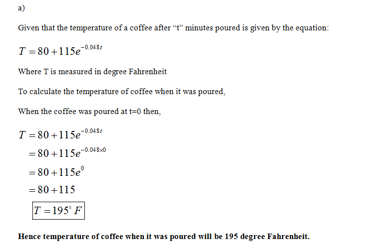 Answered Newton S Law Of Cooling The Temperature Bartleby