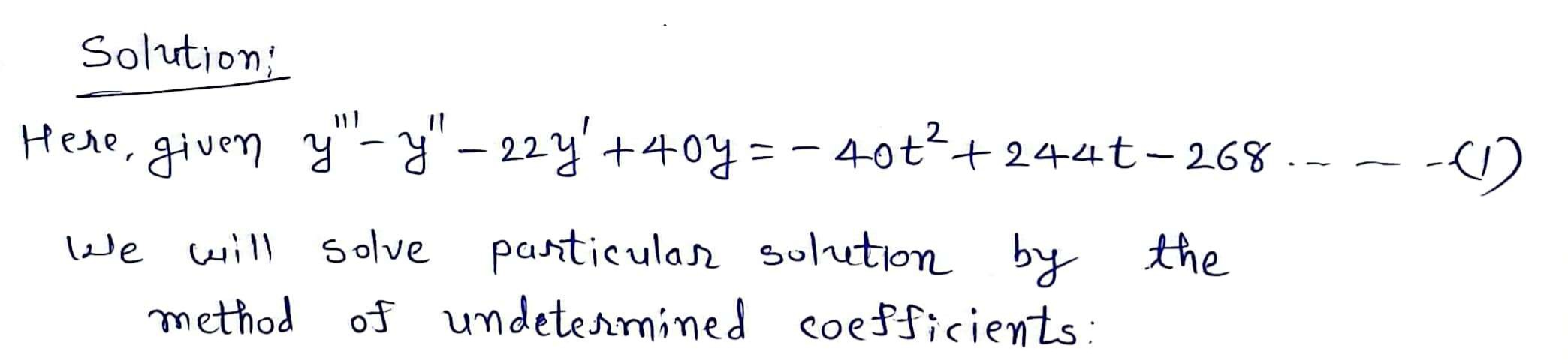 Advanced Math homework question answer, step 1, image 1