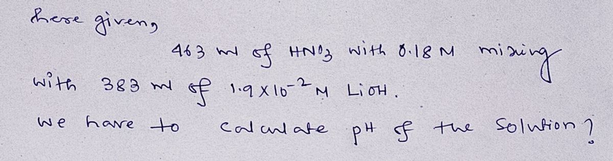 Chemistry homework question answer, step 1, image 1