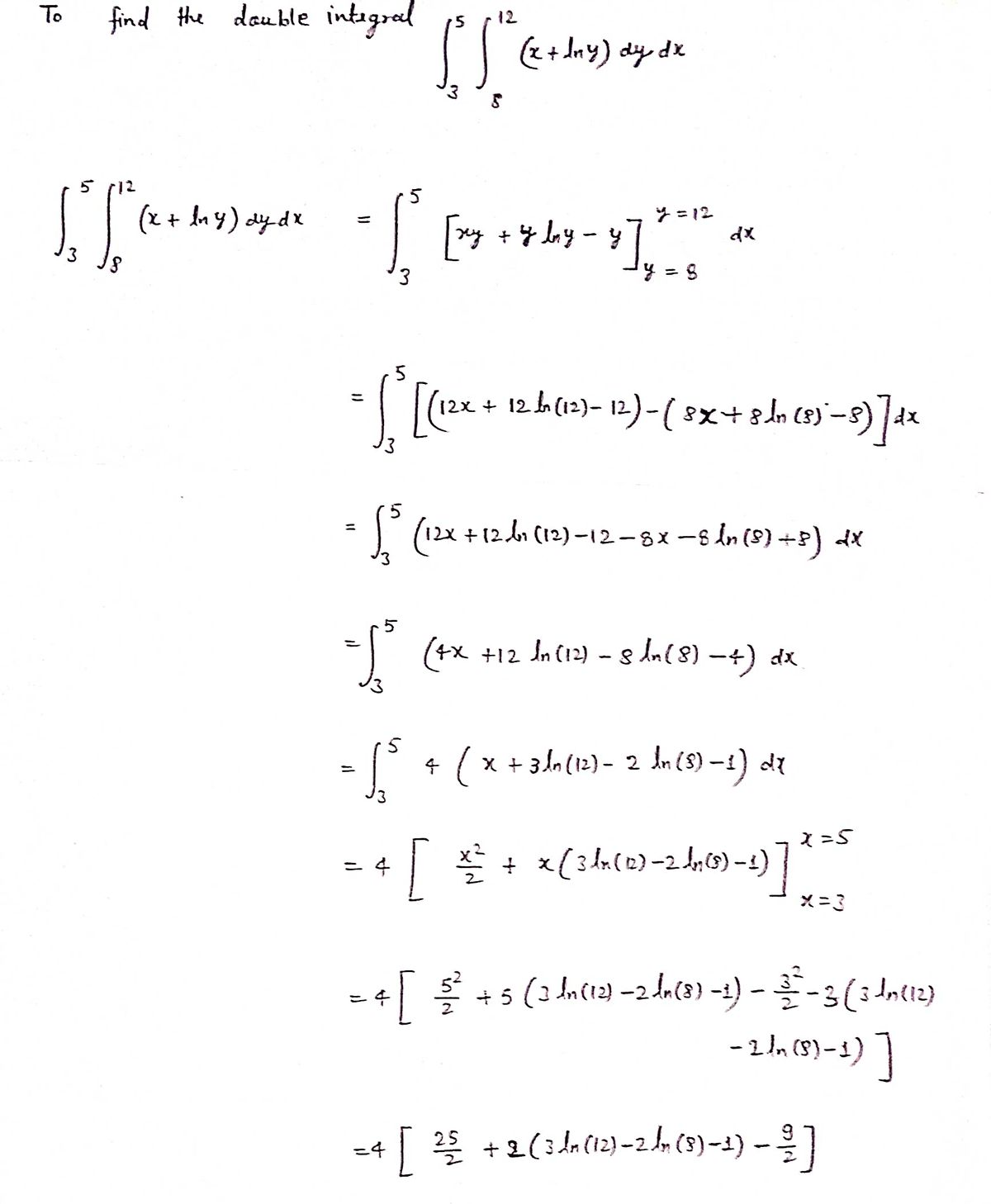 Advanced Math homework question answer, step 1, image 1