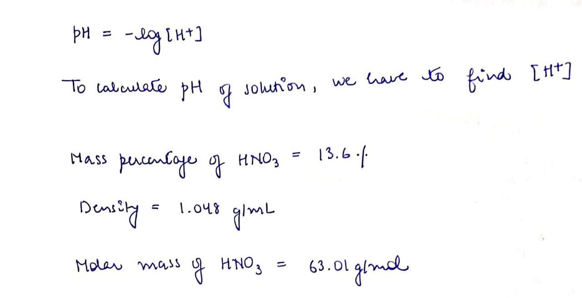 Chemistry homework question answer, step 1, image 1